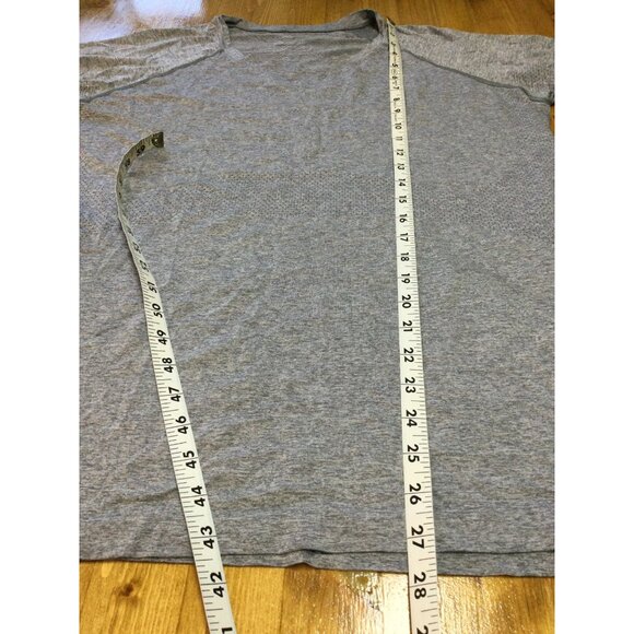 Lululemon Swiftly Tech Short Sleeve Top Heathered Gray Still Your Mind Shirt - Picture 9 of 9